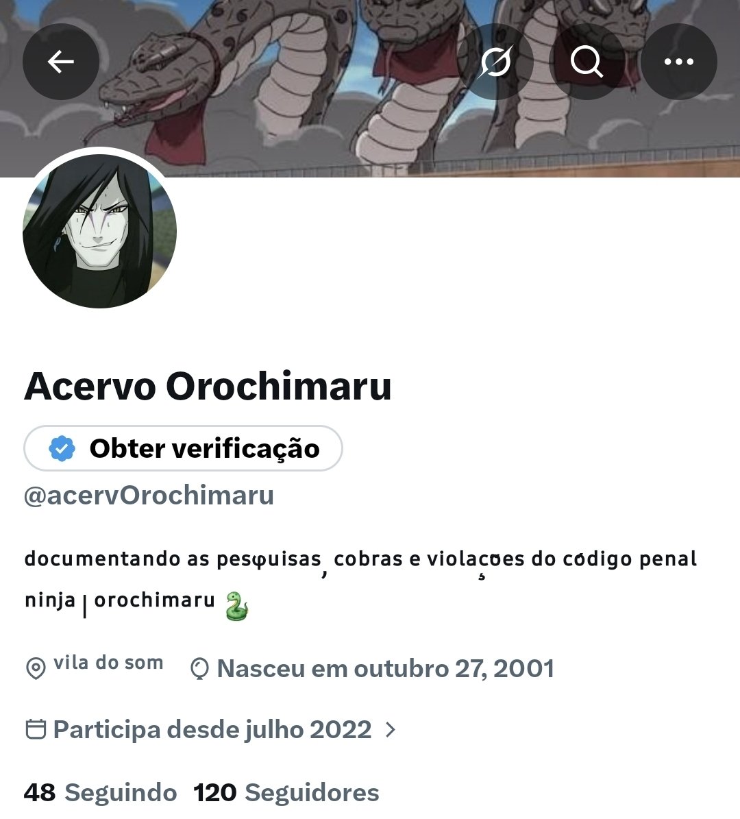 acervOrochimaru's tweet photo. O acervo                      O adm dele https://t.co/8RHyzMmgEK