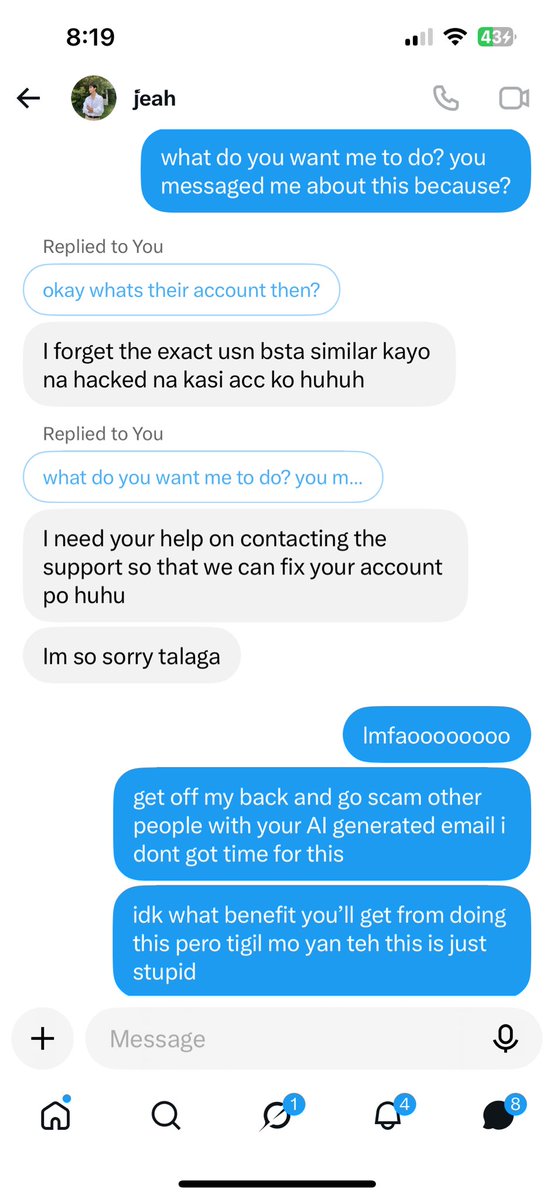 sundazzledd's tweet photo. idk whats been going on in here bec i havent rlly been active…what kinda scam is this???? she blocked me after i said that lol https://t.co/KBboNJBIMR