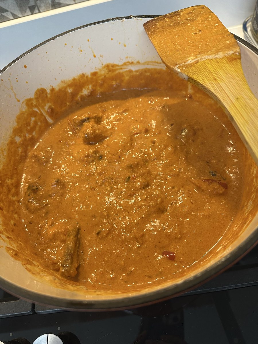 bathambl74's tweet photo. @SeemaGetsBaked first attempt at your butter chicken recipe, gorgeous 😊😊 https://t.co/62CUxAQUD0