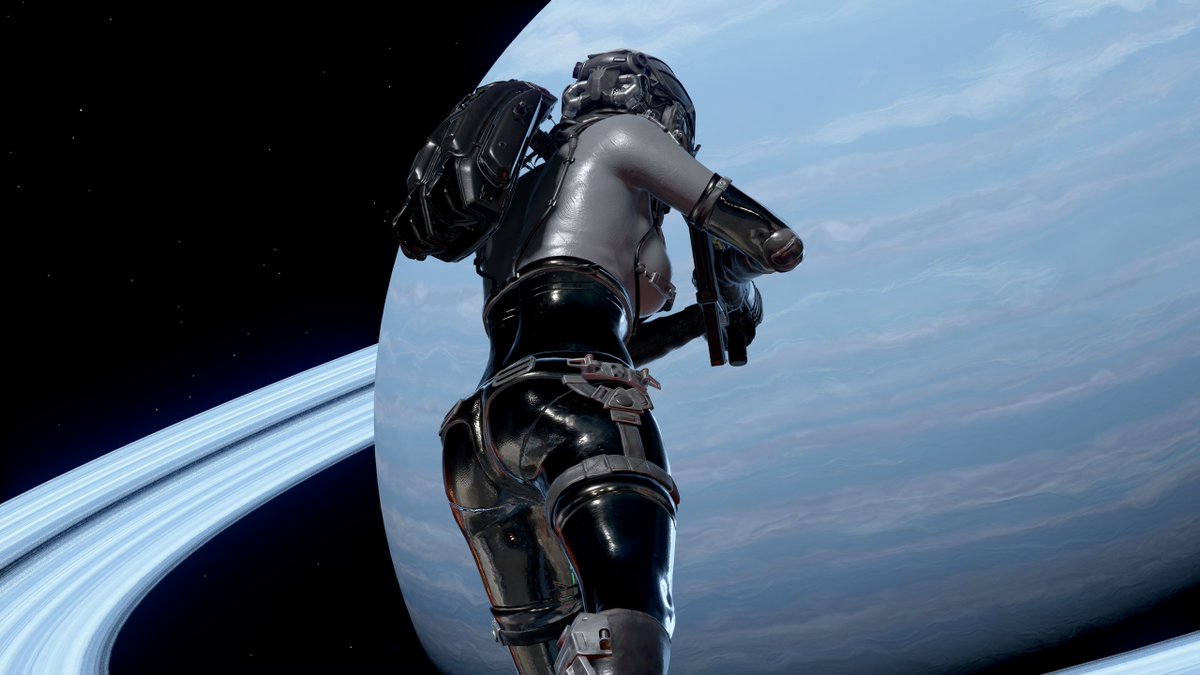 coolUSP's tweet photo. 広い宇宙を作ったぞ！
好きなように遊べ！
みたいなゲームですよね、探求心と想像力をフル回転！
素晴らしいゲームをありがとう😊

今後もコンテンツの拡張とコミュニティの成長に期待！
 #StarfieldGiveaway https://t.co/1qefiiNtGw