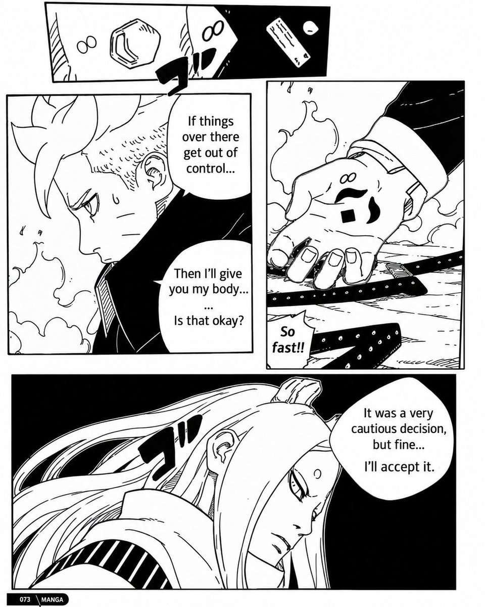 Momochanbolt's tweet photo. Momoshiki in action 🚨🚨🚨🚨🚨🚨
Boruto chapter 37 spoilers 🔷🔷🔷 https://t.co/MV1qVZL5Pm