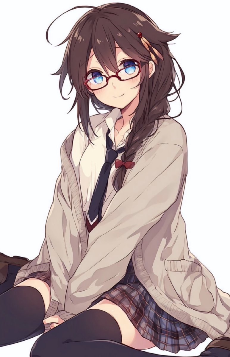 YueKuratsu's tweet photo. 秋制服xメガネ時雨 #艦これ https://t.co/x1QAzMlOPs