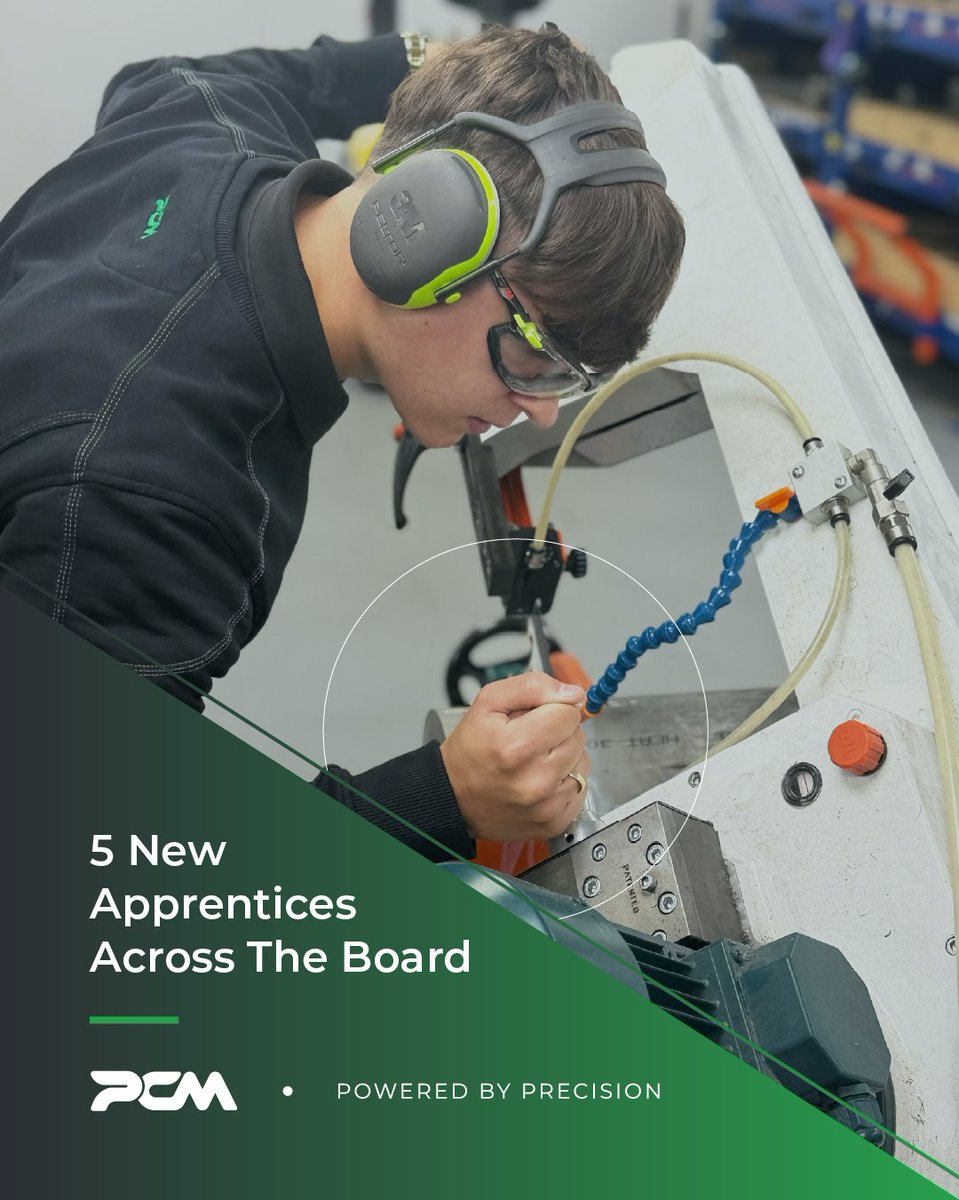 ProcterChester's tweet photo. We’ve welcomed 5 new apprentices to PCM this month! 👋 

Across bonding, wiring, calibration, machining and admin, they're already getting stuck in.

Excited to see what you all achieve! 🎉 

#Apprenticeship #Engineering #PCM https://t.co/c0Ya7SWkXn
