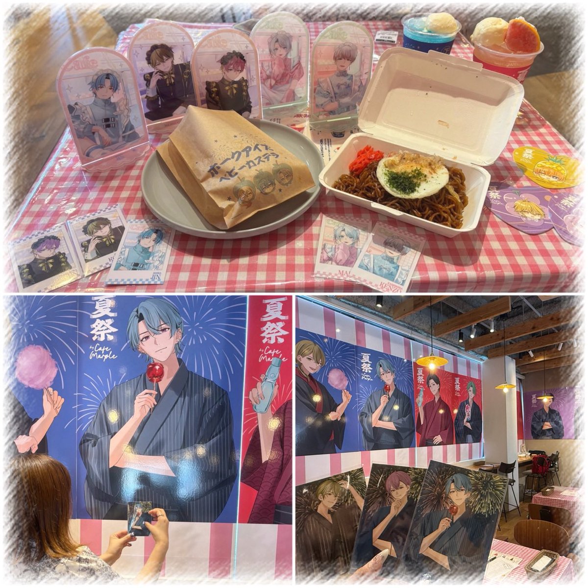ay__n0519's tweet photo. 2026.8.21 ハンドレコラボカフェ🍧

ハンドレ推し活✨️
コラボカフェ開催発表聞いてもう行くしかないと思い行ってきた！

自引き率はめちゃ悪かったけど
アクスタとチェキも可愛いしカステラも美味しかったから全て良しჱ̒ ᴗ ·̫ ᴗ https://t.co/5XkooJWOBt