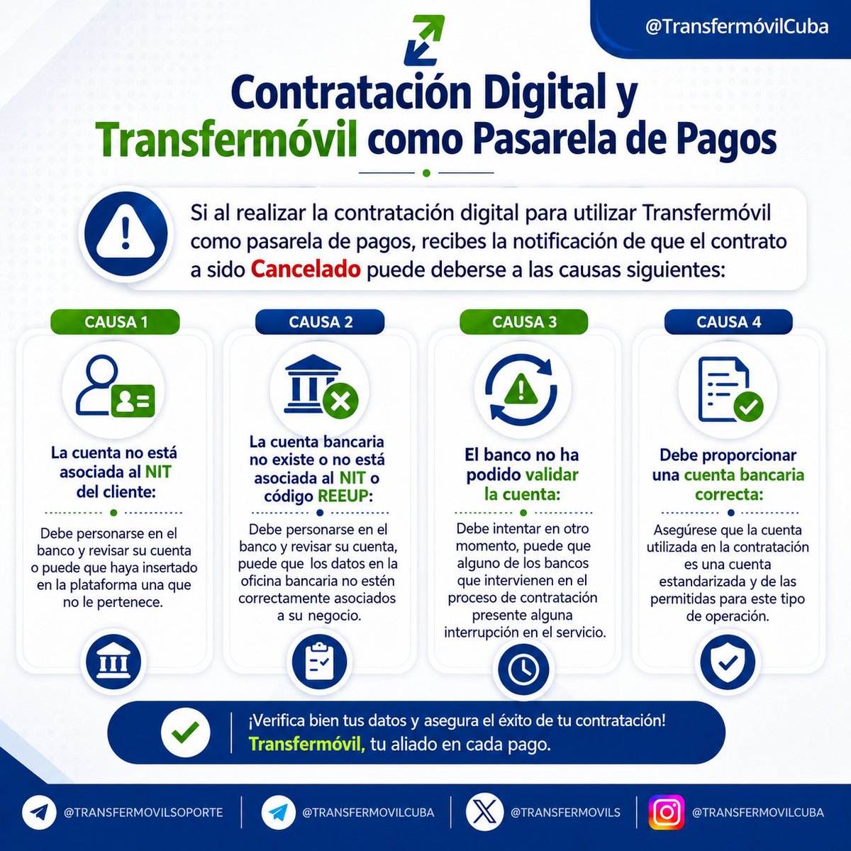 GovinNeisy's tweet photo. Utiliza #Transfermovil como pasarela de pago.
#EtecsaConCuba 
#Camagüey https://t.co/HHmR5W4qNy