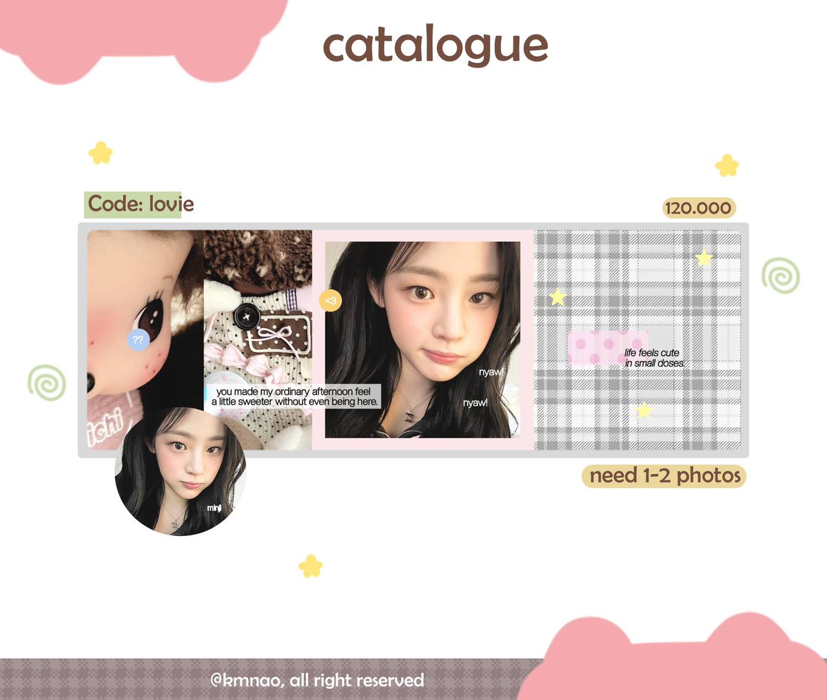 kmnao's tweet photo. help repost, thank you!

haloo, aku ada 4 template layout yang bisa kamu take! beginner friendly, file bisa dalam bentuk IPV/PSD, sudah include; font, psd filter, dan link pins! kalau berminat dan mau tanya-tanya bisa dm atau tele akuu!

#bealanja https://t.co/kODc7h2aWU