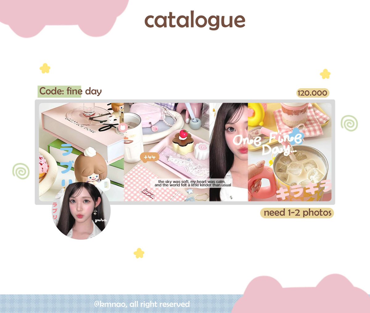 kmnao's tweet photo. help repost, thank you!

haloo, aku ada 4 template layout yang bisa kamu take! beginner friendly, file bisa dalam bentuk IPV/PSD, sudah include; font, psd filter, dan link pins! kalau berminat dan mau tanya-tanya bisa dm atau tele akuu!

#bealanja https://t.co/kODc7h2aWU