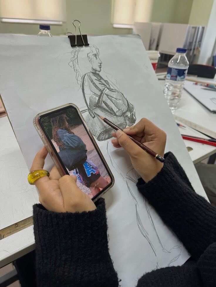 Lyra2rwz's tweet photo. From a simple reference to a story on paper. ✏️✨ Every line, every shadow, every detail—bringing the vision to life one stroke at a time. #Art #Sketching #ArtistOnX #Drawing https://t.co/QUdXu9ykti