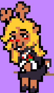 IndieTimmie's tweet photo. These Noelle sprites are so CUTE!! Is she originally leaning against Susie with these? She looks so happy and relaxed and so adorable! https://t.co/WVQTwxGvDf