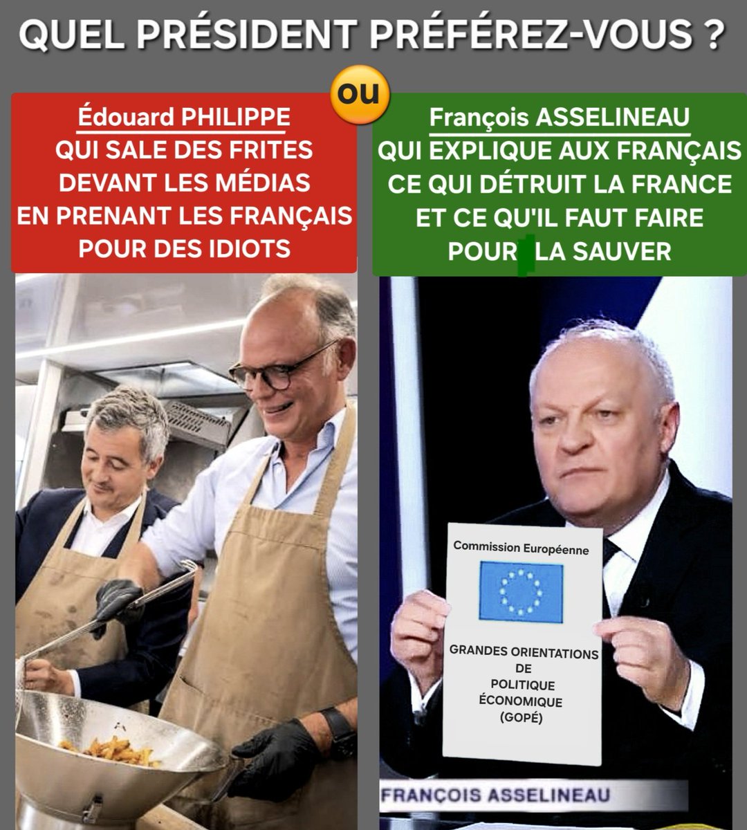 f_asselineau's tweet photo. 🤔 𝗚𝗥𝗔𝗩𝗘 𝗤𝗨𝗘𝗦𝗧𝗜𝗢𝗡 𝗣𝗢𝗨𝗥 𝟮𝟬𝟮𝟳
--------------------------------------
𝗔𝗜𝗠𝗘𝗭-𝗩𝗢𝗨𝗦 𝗤𝗨𝗢𝗡 𝗩𝗢𝗨𝗦 𝗣𝗥𝗘𝗡𝗡𝗘 𝗣𝗢𝗨𝗥 𝗨𝗡(𝗘) 𝗜𝗠𝗕𝗘𝗖𝗜𝗟𝗘 ? https://t.co/zGfhfWrs4p