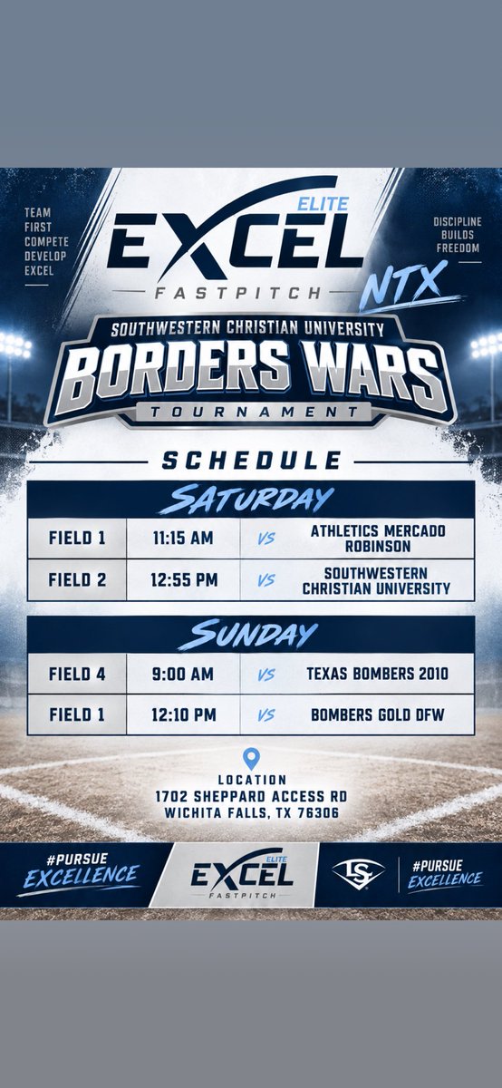 SofiFue18's tweet photo. Weekend schedule @SCS_camps @OuachitaSB @EXCELFASTPITCH @MSUTexasSB @McLennan_SB @ClarendonSB @Softball_Wolves @McMSoftballteam https://t.co/HCcedo2Kfh