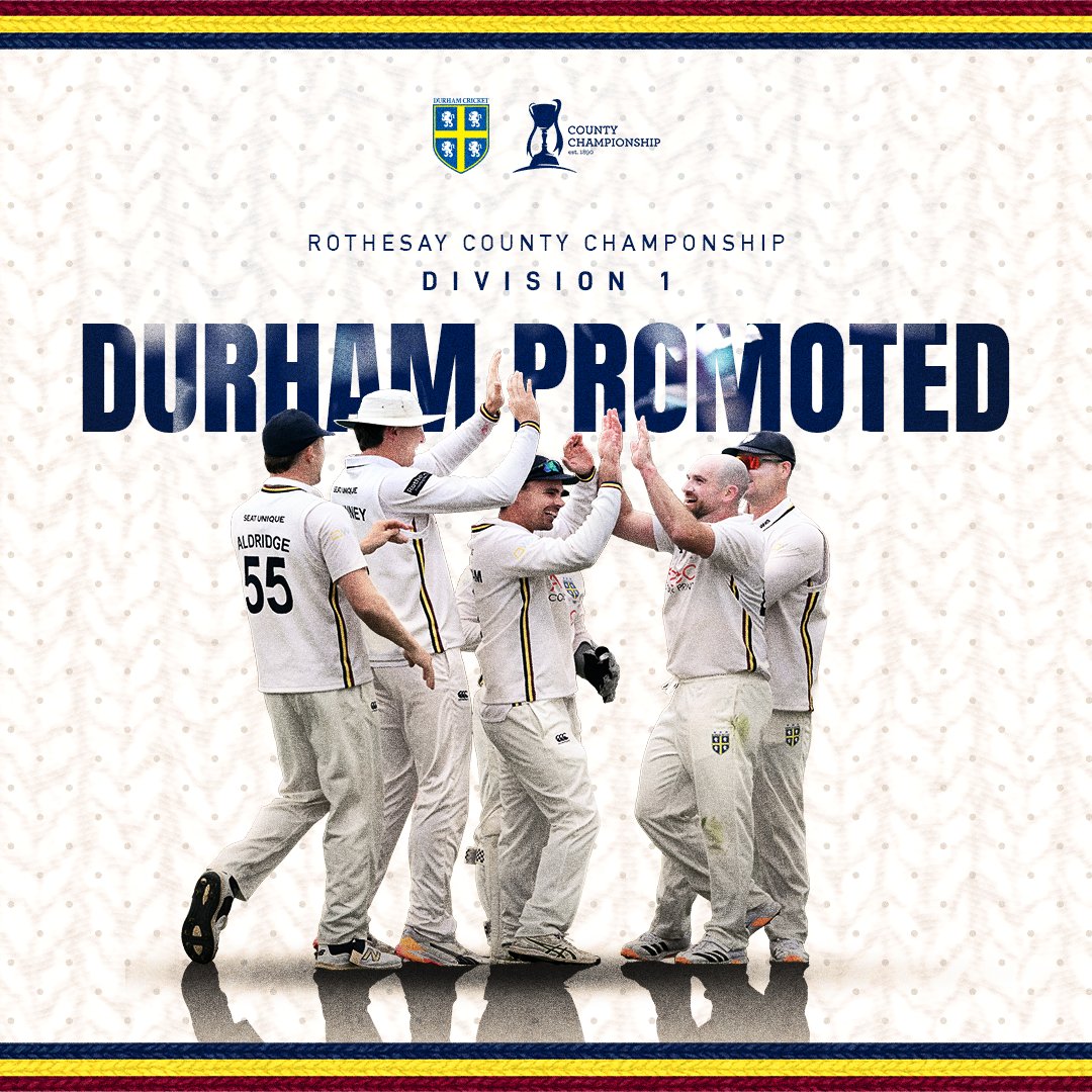 DurhamCricket's tweet photo. BACK WHERE WE BELONG. 💙💛

#ForTheNorth https://t.co/SQWWA5ndJa