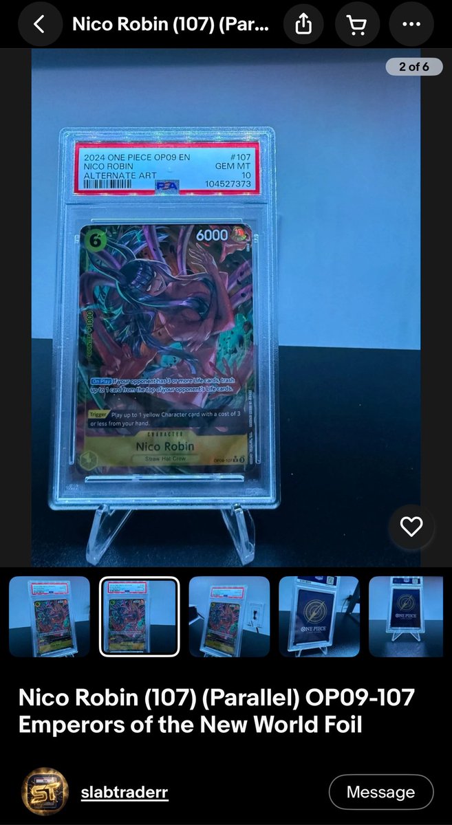 SlabTraderllc's tweet photo. Couple listings just went up on EBay ✅✅
https://t.co/BBNqQj7ggE https://t.co/drsDGzFK5n
