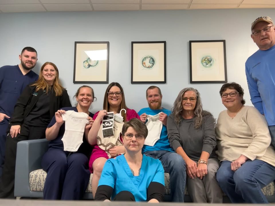 FertilityWV's tweet photo. Caitlin Swann: "Choosing WVFI is the best choice we ever made, after 6 years of infertility - they made our dreams of becoming parents come true. We are forever grateful to all the staff for treating us with compassion and always cheering us on, even on the hard days." https://t.co/MRYDkYNsOm