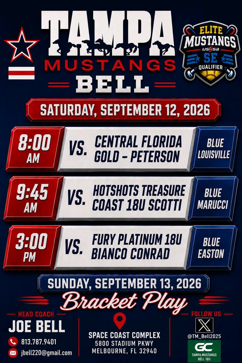 hailey92_'s tweet photo. First tournament of the fall season! 
A new season, a new opportunity, and a new chapter. I’m excited to step on the field with Tampa Mustangs 18u Bell and compete with this group! I’ve been putting in the work all offseason, and now it’s time to trust the work and go play.

Ready to compete, learn, grow, and make the most of every opportunity this fall! 💪🏼🔥

Let’s get to work! #TampaMustangs #FallBall #2028Softball #SSMI #Recruiting @TM_Bell2025  #ClassOf2028
#SoftballRecruiting
#SS #CollegeSoftball #SoftballRecruit
#WorkHard #KeepGrinding @FAUSoftball
@UTampaSoftball @SoftballAmerica
@DiamondAddicts @ExtraInningSB
@NCAASoftball
@Pitt_SB @OregonSB
@StetsonSoftball @SaintLeoSB @LakehawkSB @FGCU_Softball
@StetsonSoftball
@cfpatssb @USSSAFastpitch
@LeeUSoftball @CoachKGNeer
@LineDsoftball @ExtraInningSB @JAX_Softball
@SoftballAmerica
@UnderArmour @SEUFireSoftball
@GaTechSoftball @USFSoftball @UCF_Softball
@UAB_SB @FIUSoftball @PBA @HokiesSoftball @KUSoftball @TheSunDevils @DukeSOFTBALL @BryantSoftball @OregonSB @TroyTrojansSB
@RUSoftball @PurdueSoftball @Pitt_SB
@LineDsoftball @THEWOWSB
@NFCAorg