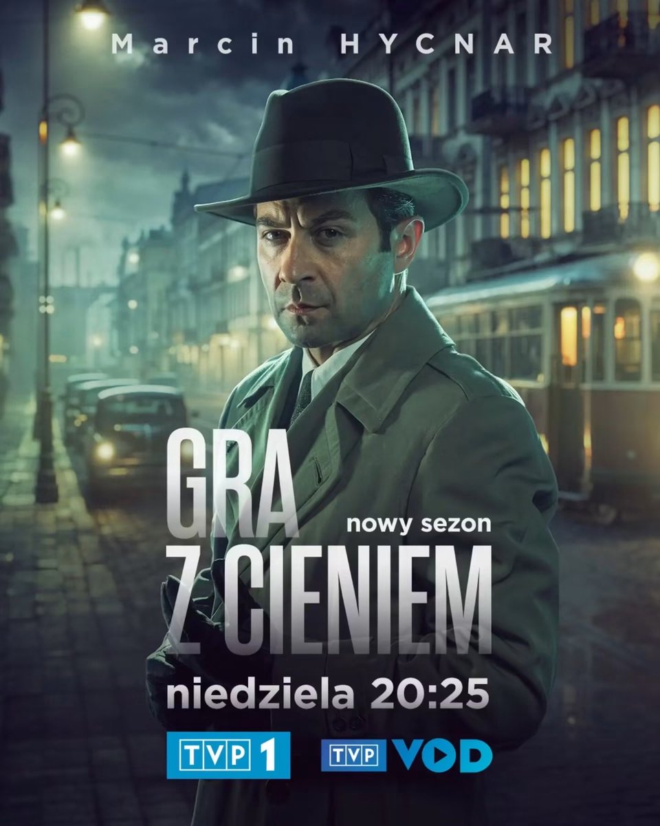 TVP's tweet photo. Czy Kosek dopadnie Helenę? Kogo skrzywdzi po drodze? Nowy sezon serialu "Gra z Cieniem" z Marcinem Hycnarem w jedynej z głównych ról w niedziele o 20:25 w TVP1 i TVP VOD 💙
#widzimysię https://t.co/VzBqq11Wbe