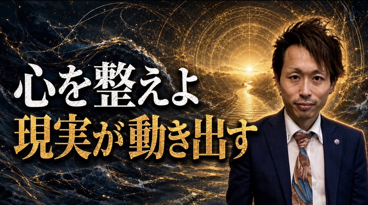 koutamorisaki's tweet photo. 【森﨑康太 公式YouTubeチャンネル】

『現実を変えたい人へ 心が整えば現実は後からついてくる』

⇨ https://t.co/7ZAABnB34B https://t.co/FV3yQuCy4L