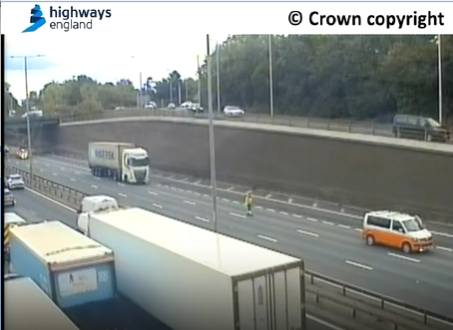 Essex_Travel's tweet photo. M25 Clockwise- ALL TRAFFIC HELD between J1 and J2 (A2) due to a collision involving a lorry and campervan- Delays building onto the QE2 Bridge. https://t.co/BOMFrYBmvU