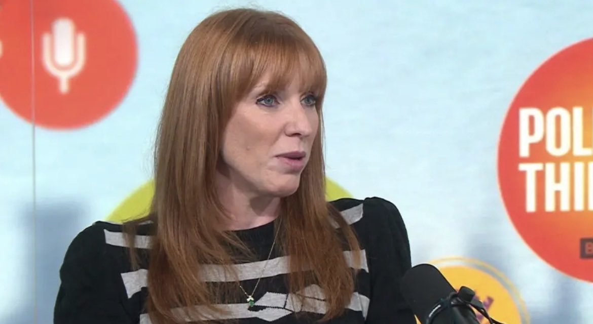 bbcnickrobinson's tweet photo. On this week’s Political Thinking @AngelaRayner talks at length for the first time about the depth of the anguish she felt when accused of not paying her taxes in full, what she said when she met Andy Burnham & decided not to run for Labour leader,  why she halted a huge reorganisation of local government and how she believe you deal with masked protesters against the not so small boats. Listen in full on @BBCSounds. Watch from 12.30 on @BBCiPlayer