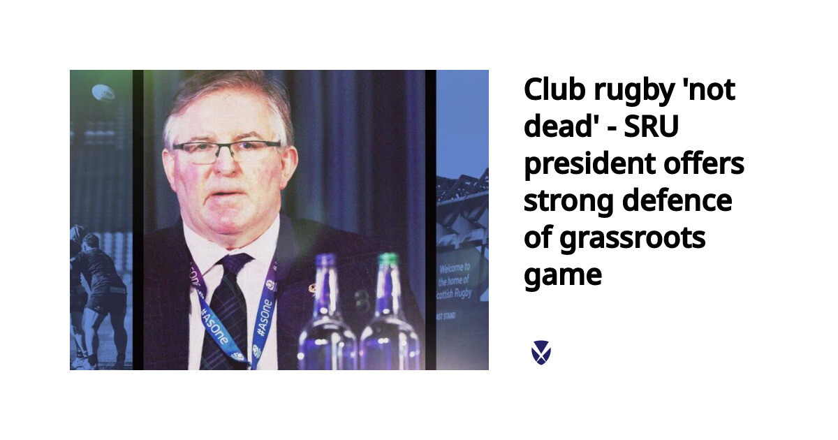 ScotRugbyNews's tweet photo. 🗣️ "To say the club game has been cut adrift isn’t right..."

In an exclusive sit-down, SRU president Keith Wallace defends the state of the club game

🔗 https://t.co/OoznJZaudj https://t.co/JPfRFBQXsT