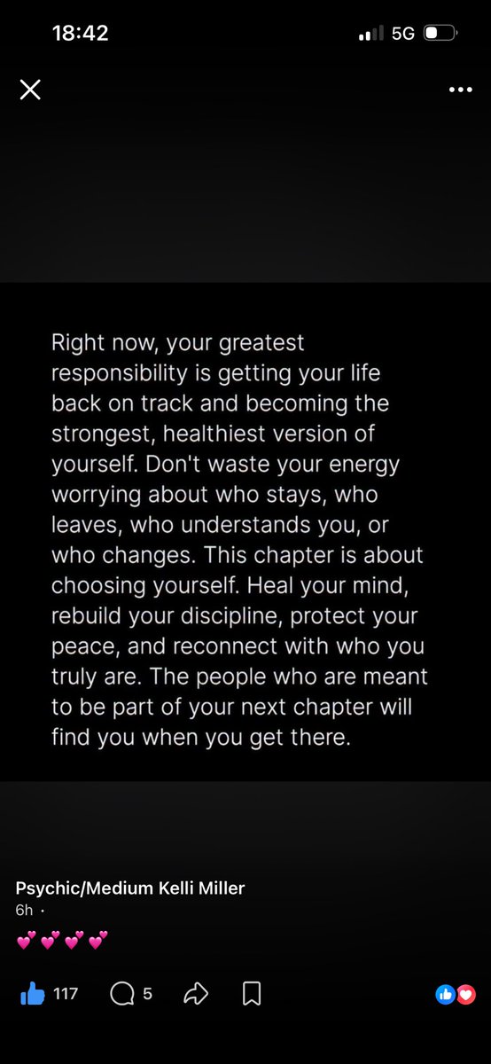 NatCounsellingS's tweet photo. Really important advice especially at the moment 🤍 work on being the most healed and healthy version of yourself 🤍 let what’s not in alignment fall away to make space for your highest timeline 🤍 https://t.co/s1fhGjCLFP