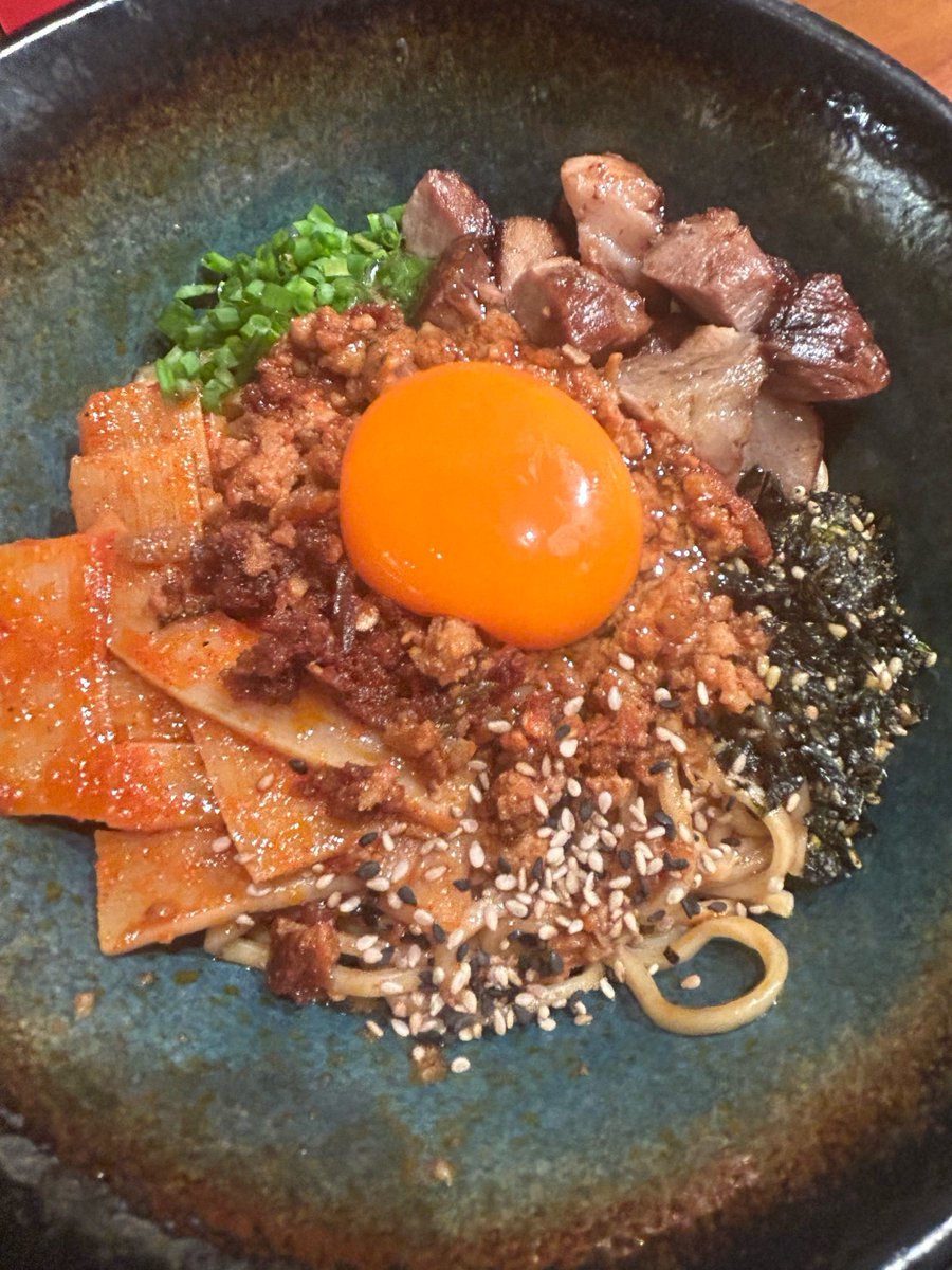 GoldenSchazr's tweet photo. Late-night ramen spot just opened. Steamy bowls, warm laughter, and neon lights that feel like a hug when the city’s asleep. Come lean in for a little comfort.， https://t.co/I50rqFfw9R