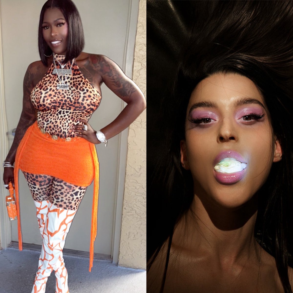 JTeaSupremacy's tweet photo. .@TheCut: "As someone who's a really outspoken ally of the LGBTQ community, are there any queer and trans musicians that you think deserve more shine right now?"

@thegirljt: "All of them deserve more shine, but right now I am listening to Aakosha Bentley. I love Arca." https://t.co/OFxy7FTn83