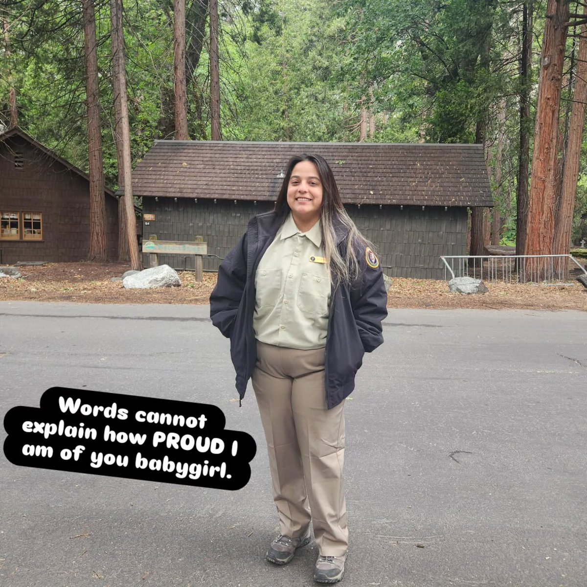 birinha4's tweet photo. She did it! My babygirl started as an intern at Yosemite National Park. She’s one step closer to becoming a Park Ranger, a dream she’s had since childhood. I’m so proud of you. Live your best life and be bigger and better than mommy. https://t.co/pNLL0KzzR4