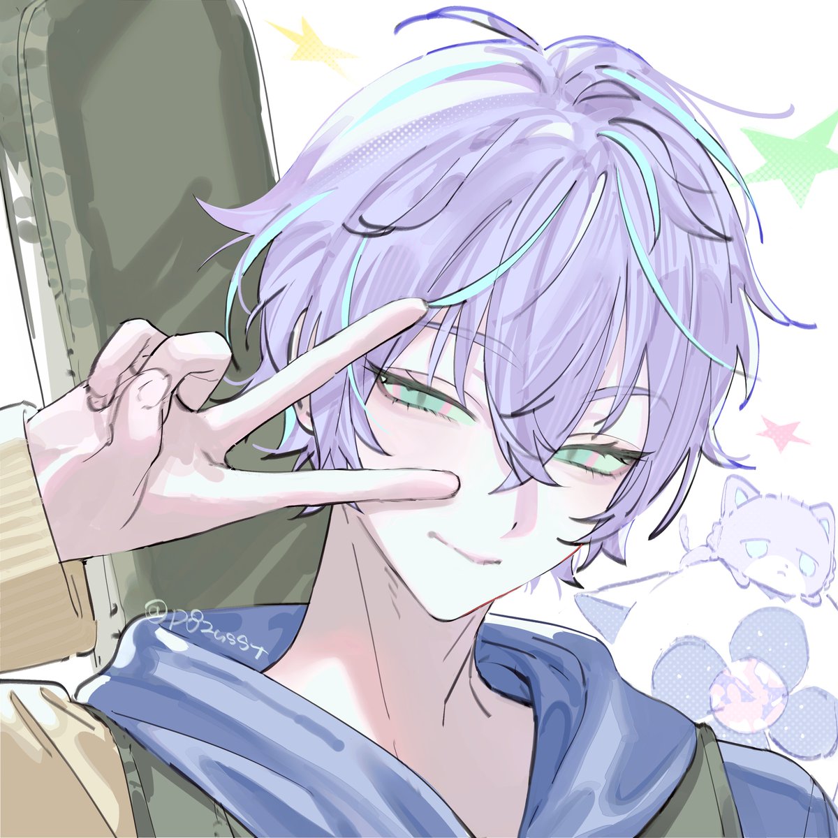 D82nsST's tweet photo. .ᐟ ✮⋆˙ #ショウゾウ画 https://t.co/mU1LjktUWD