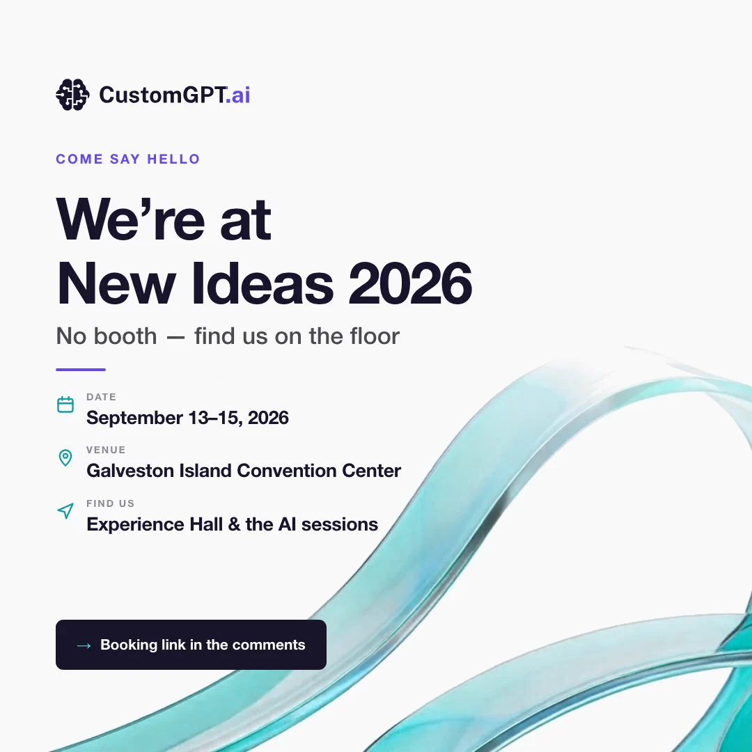 We'll be at TSAE New Ideas 2026 in Galveston, Sept. 13–15.
