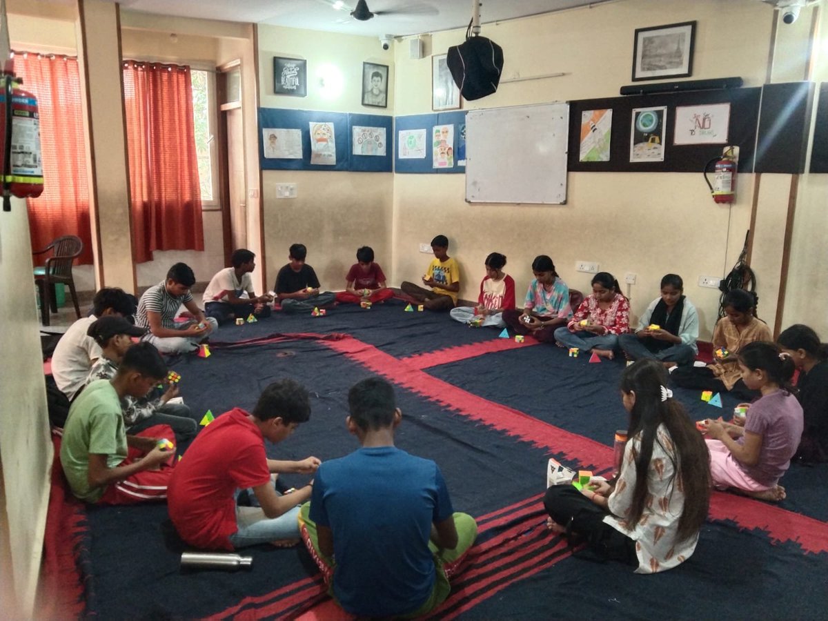 MittalShan50404's tweet photo. Every solved cube is an achievement congratulations to all our cube camp participants ✨🏆🏆
#CubeClass #RubiksCube #CubePractice #PuzzleSolving #ProblemSolvingSkills #BrainChallenge #LearningWithFun #SkillDevelopment #StudentActivity #CreativeLearning #FocusAndConcentration https://t.co/5YxXzTI0Ll