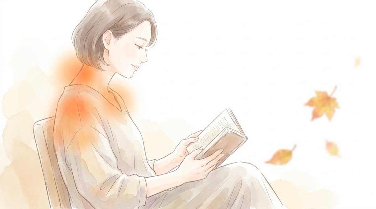 afudii's tweet photo. 読書の秋「目の奥が重い」「夕方になると頭が痛い」👀
それ、目の使いすぎだけが原因とは限りません。
近くを見る姿勢が続くと首・肩だけでなく肩甲骨や背中まで固まることも
眼精疲労・肩こり・頭痛がつながる理由をお伝えします🍂

＃フジイ整骨院

＃たつの市

＃肩こり

https://t.co/c9aVjgfQiY https://t.co/dlU4DLvdHk