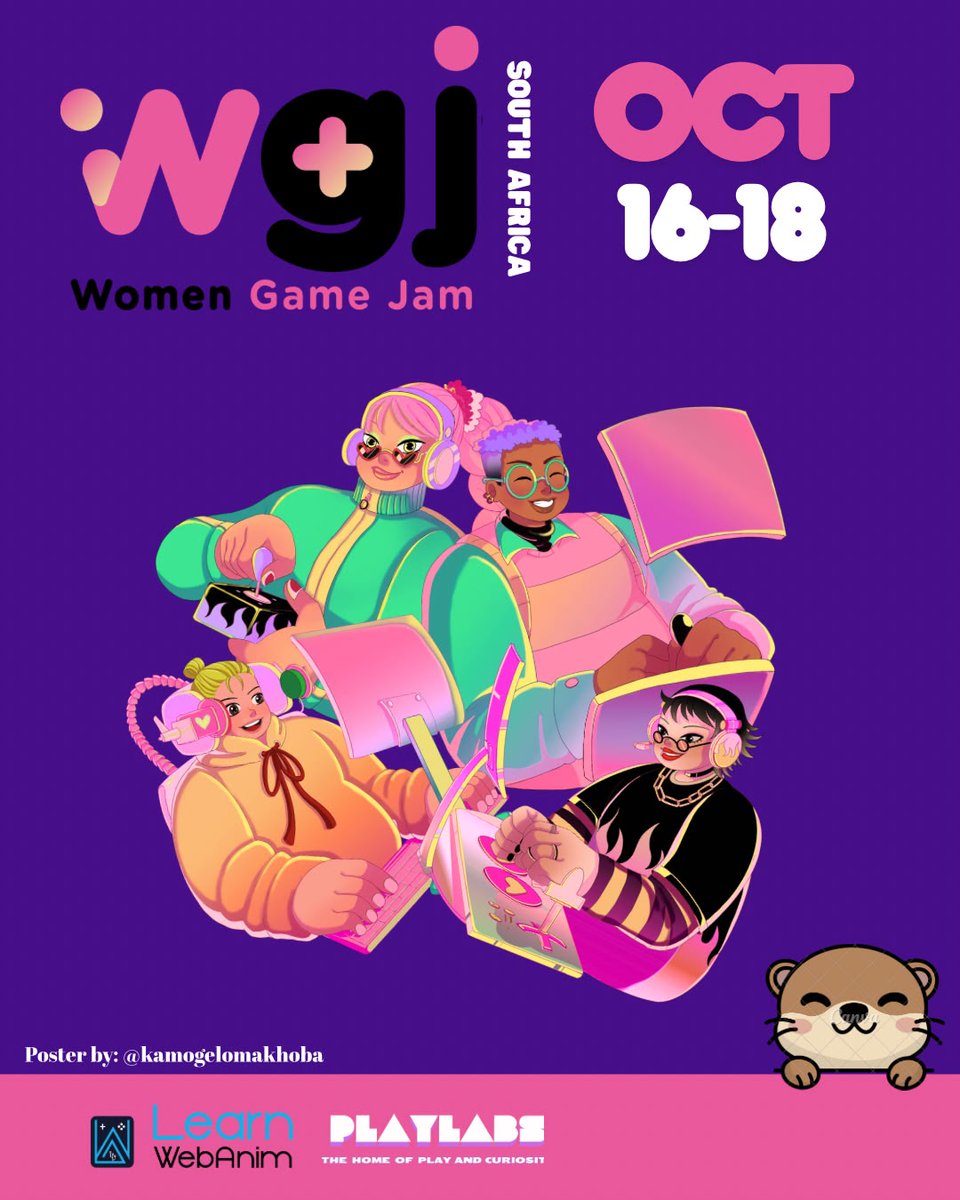africacomicade's tweet photo. The @womengamejam (WGJ) is returning with another international 48-hour game jam . Know any woman tat would love to participate in this?

📅 October 16–18, 2026
⏰ 48 hours

Register here: https://t.co/iT8pXkIBjL

#womeningames #womengamejam #gamejam https://t.co/9YPN501JUg