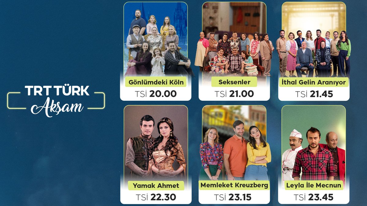 trtturk's tweet photo. Sevdiğiniz diziler #TRTTÜRK'te! 📺 https://t.co/S7EjbsWrlu