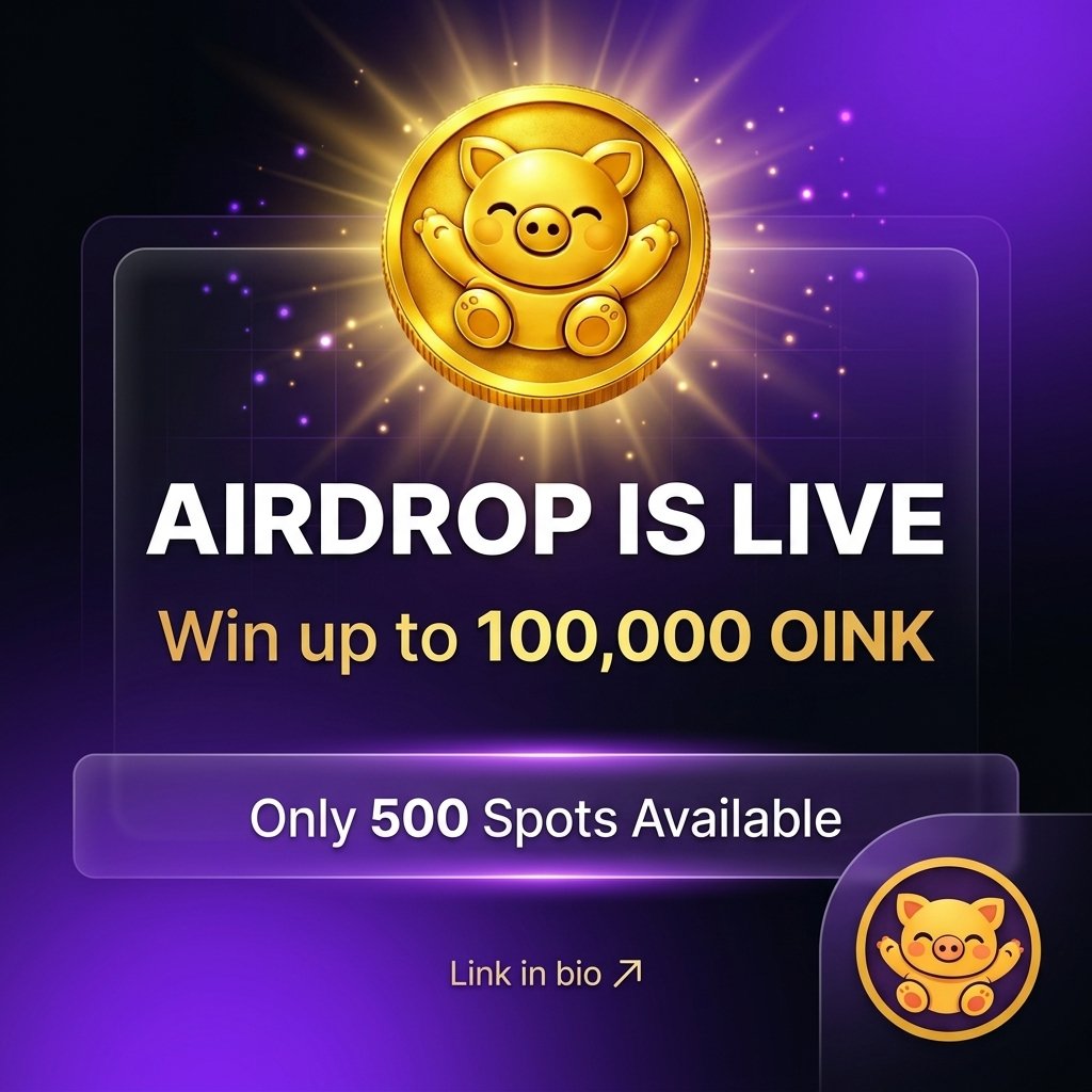 OinkNetwork's tweet photo. 🚨 AIRDROP ALERT 🚨

Our first ever Airdrop Campaign is LIVE.

🐷 Create content about Oink Network
📝 Include your referral code
💰 Win up to 100,000 OINK

Only 500 spots. First come, first served.

Enter now 👇
https://t.co/ZDhBjxl3OV https://t.co/ej3KeNJFAX