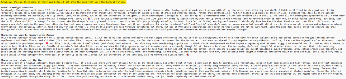 PhrolovaLover's tweet photo. This took me a surprising amount of effort and time, but I think this is my definitive... "About Me" WuWa grid.

Obviously there are a couple things that stayed the same, but there's also quite a few changes. Since I'd like to talk about it at length, I'll just attach images. https://t.co/lrij6rxFcL