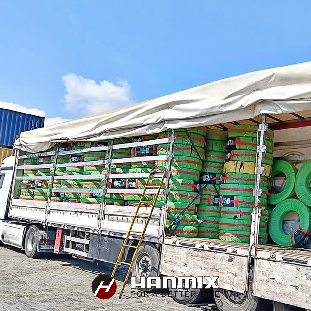 HANMIXTIRES's tweet photo. Shipment received!
Happy to see a fresh load of HANMIX tires safely arrive at our customer’s site.
@HANMIXTIRES
#HANMIX #pneudecamion #TBRTYRE #trucktires #llantasdecamion #cargotrucktire #longhaul #highway https://t.co/bJi1h1BUMh