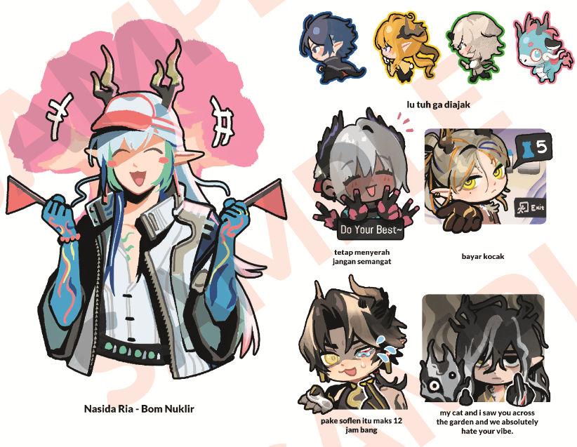 _najneo's tweet photo. unserious is6 stickers for #cf23 https://t.co/wziRjNVJ8Y