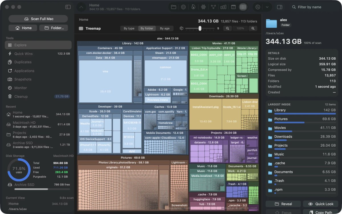 mindjek07's tweet photo. Hi, I’ve been building Clutterscope, a native macOS app that shows you where your disk space went and helps you get it back without any nasty surprises.

Website  https://t.co/3q9oxhVxOr https://t.co/j0WnaiTbZh