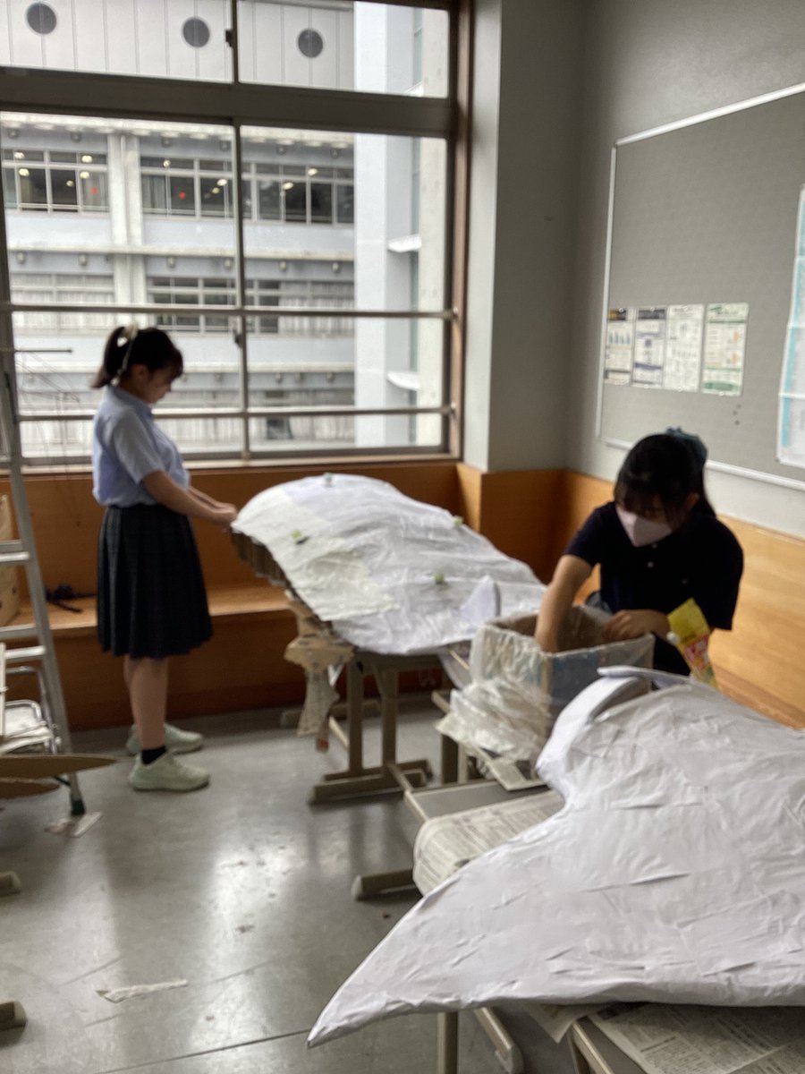tokyoSTH's tweet photo. 四葉祭もいよいよ明日！
準備に気合いが入っています！

電子パンフレットはこちら　→　https://t.co/PBL0vBjY3H https://t.co/vPzE8LI9ZG