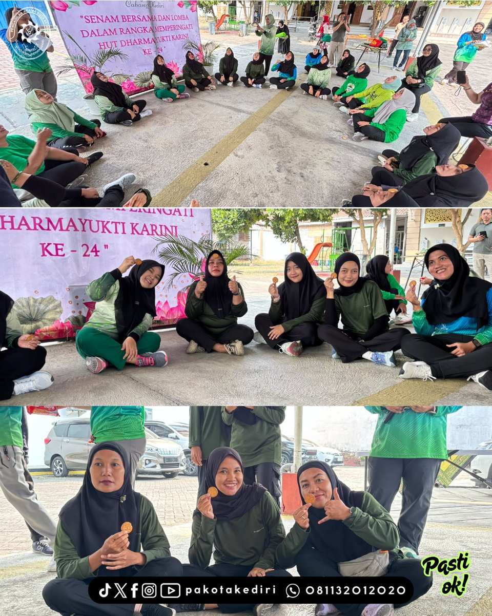 pakotakediri's tweet photo. Semangat, Ceria, dan Kompak Bersama

Di balik keluarga besar peradilan yang kuat, ada perempuan-perempuan hebat yang senantiasa hadir, menguatkan, dan menginspirasi. https://t.co/XumWddw1ph