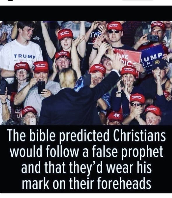 AMazzeppa's tweet photo. @Damaan4u33 #Trump Son of evil,
Where was your hand when you were supposed to swear on the Holy Bible?
#WickedMan https://t.co/vnHysWP8fT