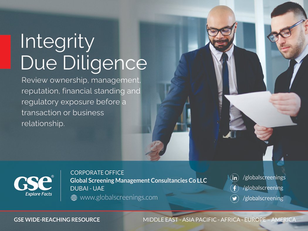 globalscreening's tweet photo. Global Screenings provides #integrity #duediligence for #organizations that need a closer review before entering or continuing an important #business relationship. 

#Compliance #backgroundcheck #globalscreening

https://t.co/25x7M01Ubh https://t.co/f7HAk8w9Ar