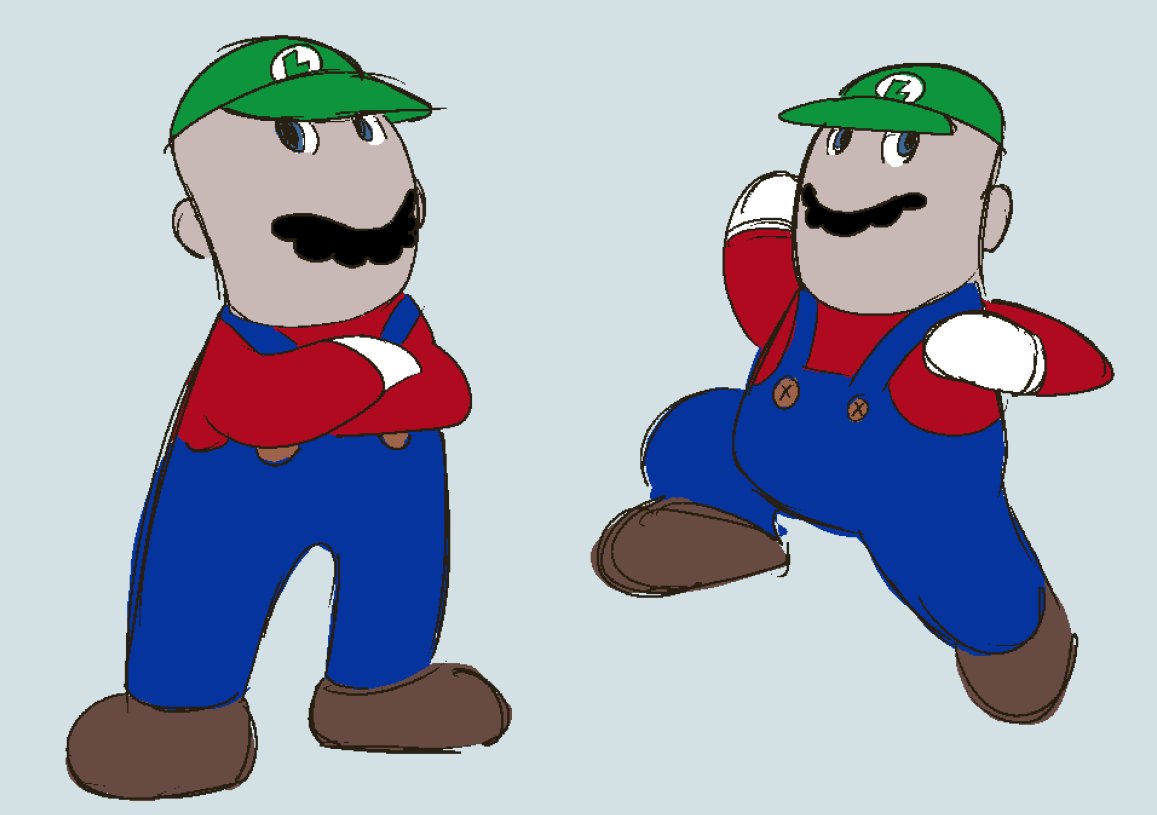 _buryu's tweet photo. 3rd mario brother https://t.co/EatttY8Dpy