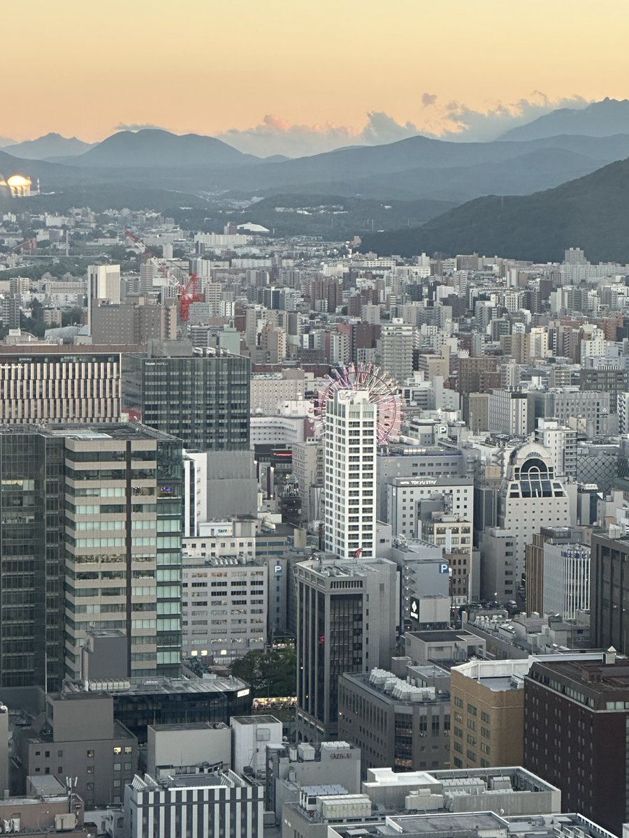 Jun05246468's tweet photo. 札幌タワーからの風景 https://t.co/8uc9Olfgt4