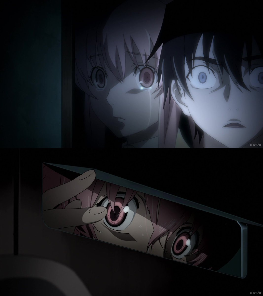 Crunchyroll's tweet photo. Yuno loves Yuki so so so so so much (via The Future Diary) https://t.co/c22egMRE39