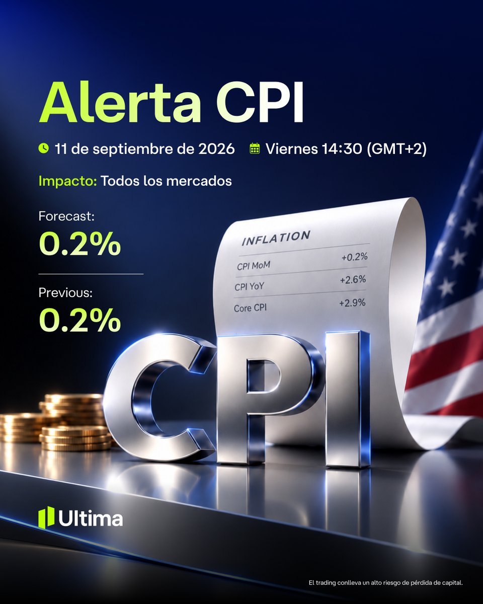 UltimaMarketsES's tweet photo. El CPI Subyacente de EE.UU. ya está aquí.
Mantente alerta ante las reacciones del mercado, y no te pierdas las oportunidades con #UltimaMarkets.
Únete Ahora🔗 https://t.co/GfdM4dpHbE
#UM #CPI #CoreCPI #Inflation #MarketWatch #EconomicCalendar https://t.co/areuQD24ly