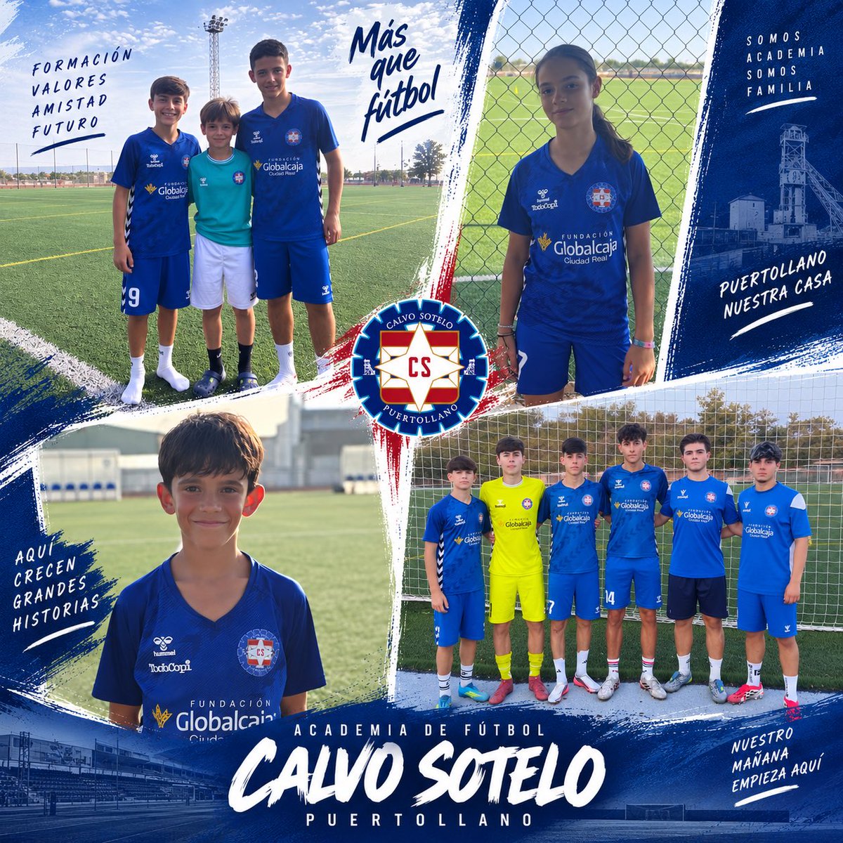 AcademiaCSP's tweet photo. 💙⚽ ¡ORGULLO DE NUESTRA ACADEMIA! ⚽💙

Queremos felicitar a nuestros chicos de la Academia de Fútbol Calvo Sotelo Puertollano que han participado en el entrenamiento con la Selección Provincial. 👏🔵 https://t.co/TC1nIZq214