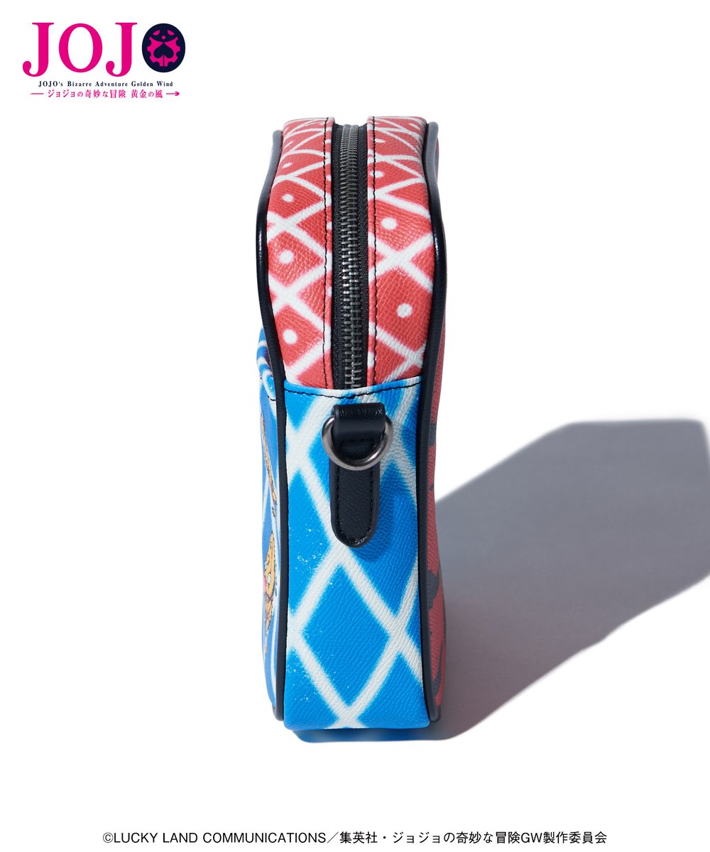 glamb_tweets's tweet photo. 【アニメ『ジョジョの奇妙な冒険』 glambコレクション】

■Guido Mista’s Stand Pouch
グイード・ミスタのスタンド「セックス・ピストルズ」を外出のパートナーとなるミニバッグにデザイン。