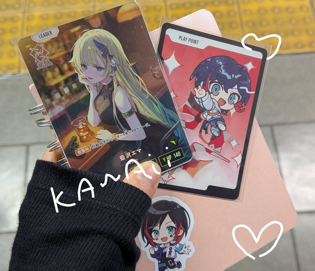 cccleno62's tweet photo. 欲しかったプロモうるかさんと一緒に運試ししたオリパでエマたそ引いてﾆｯｺﾘ( ¨̮ )💕 https://t.co/HTvcV6vFq8